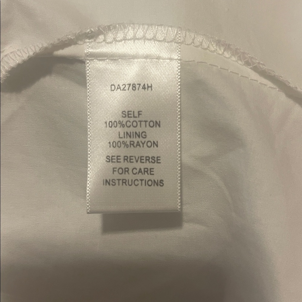 Aakaa White Dress with Lime Accents - Picture 11 of 11